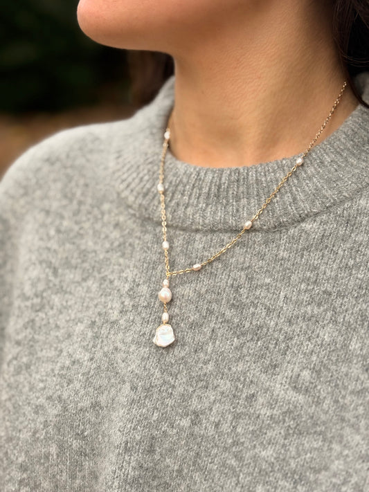 Collier de Perles - Goutte d’Aurore