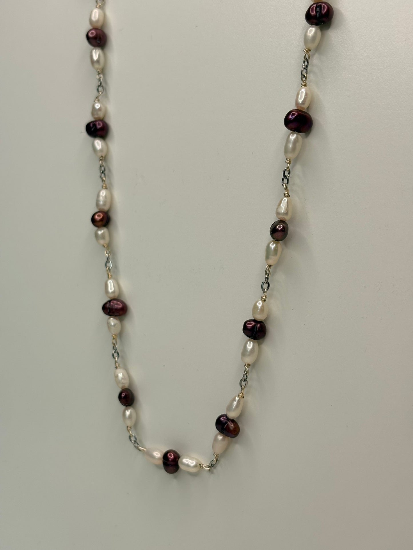 Perlenkette - Perlmutt