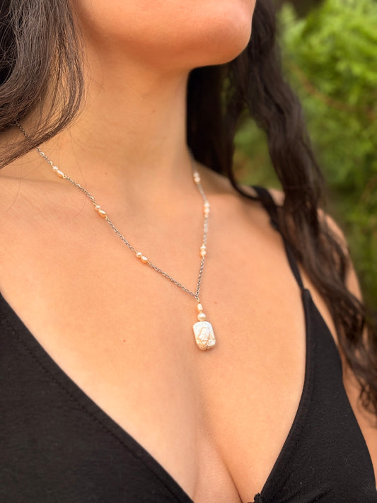 Collier de Perles - Reflet d’Argent