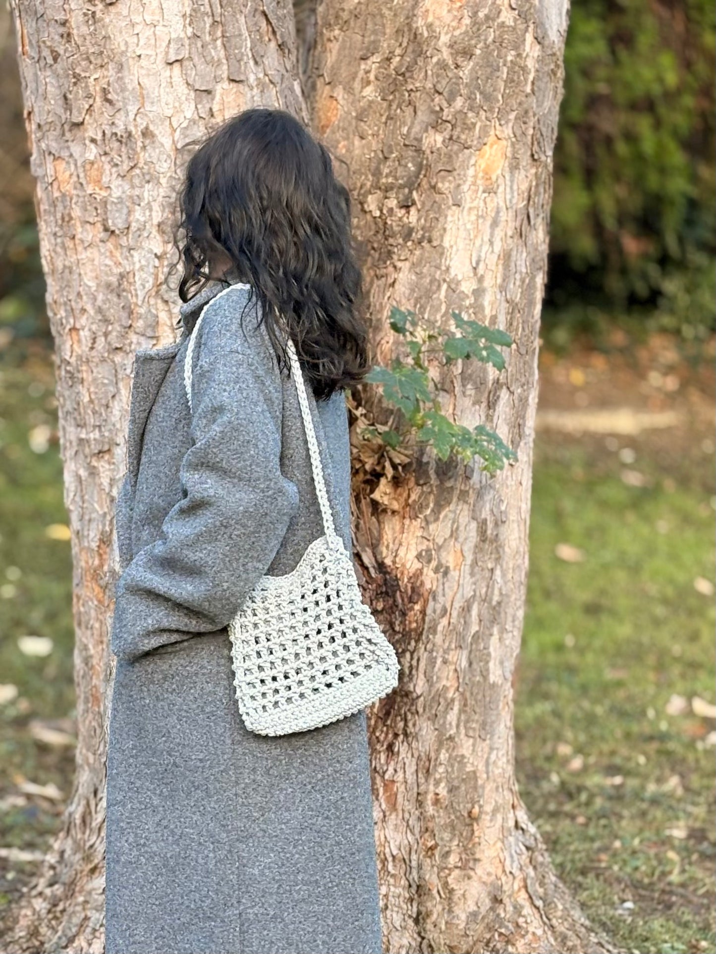 Sac MILA mini- Gris Clair