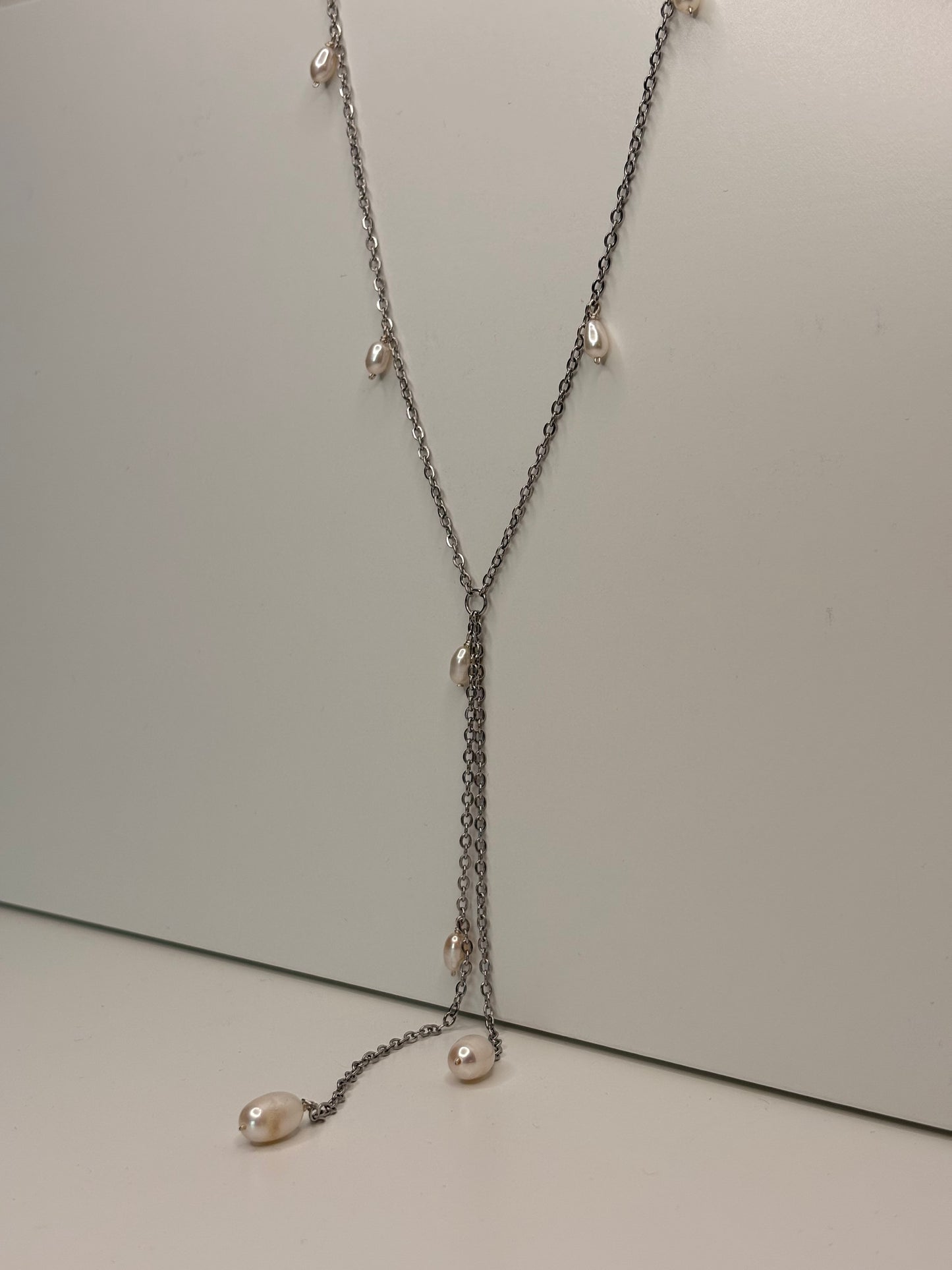 Collier de Perles - Cravate Nacré
