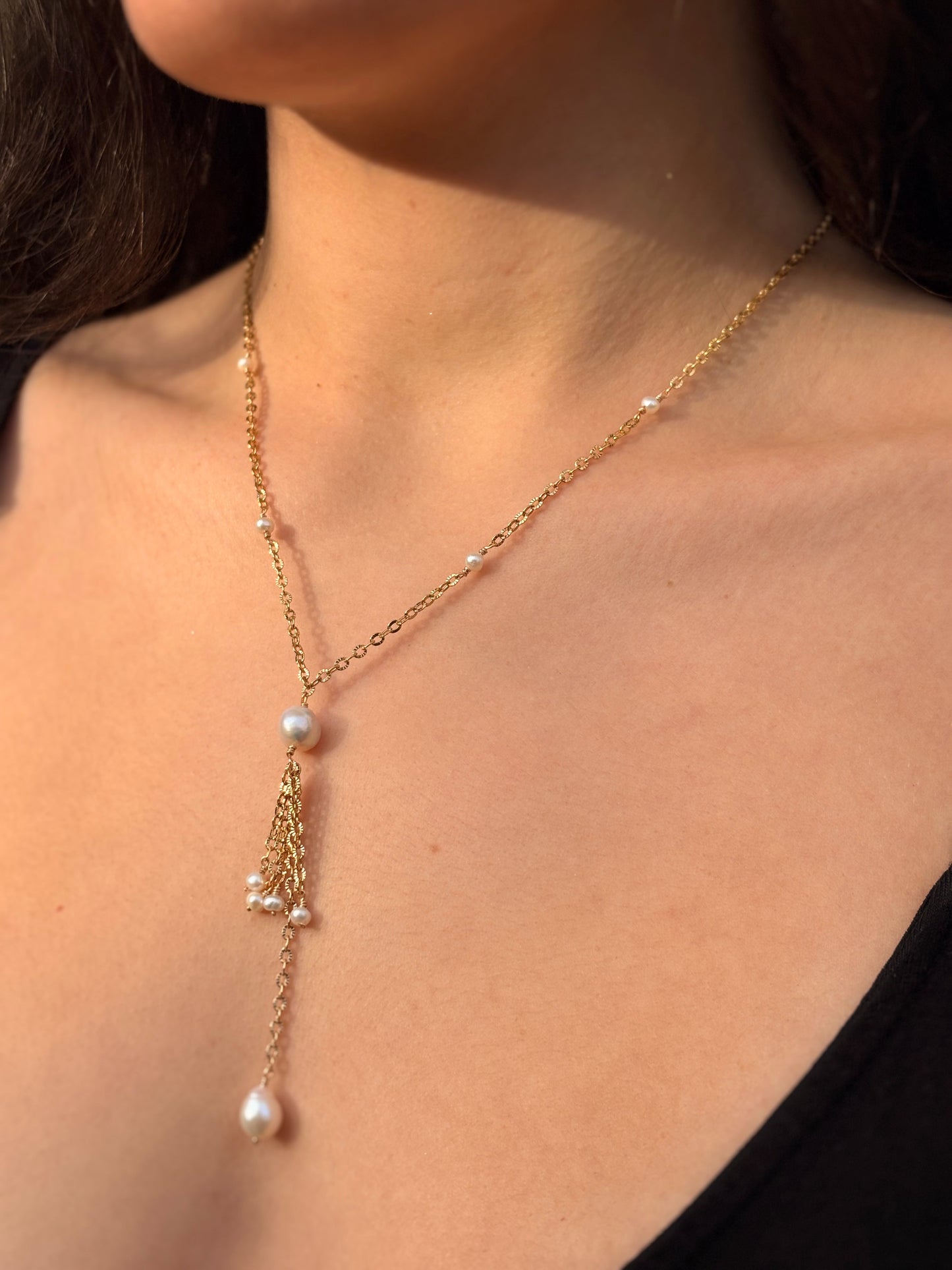 Collier de Perles - Mirage Doré