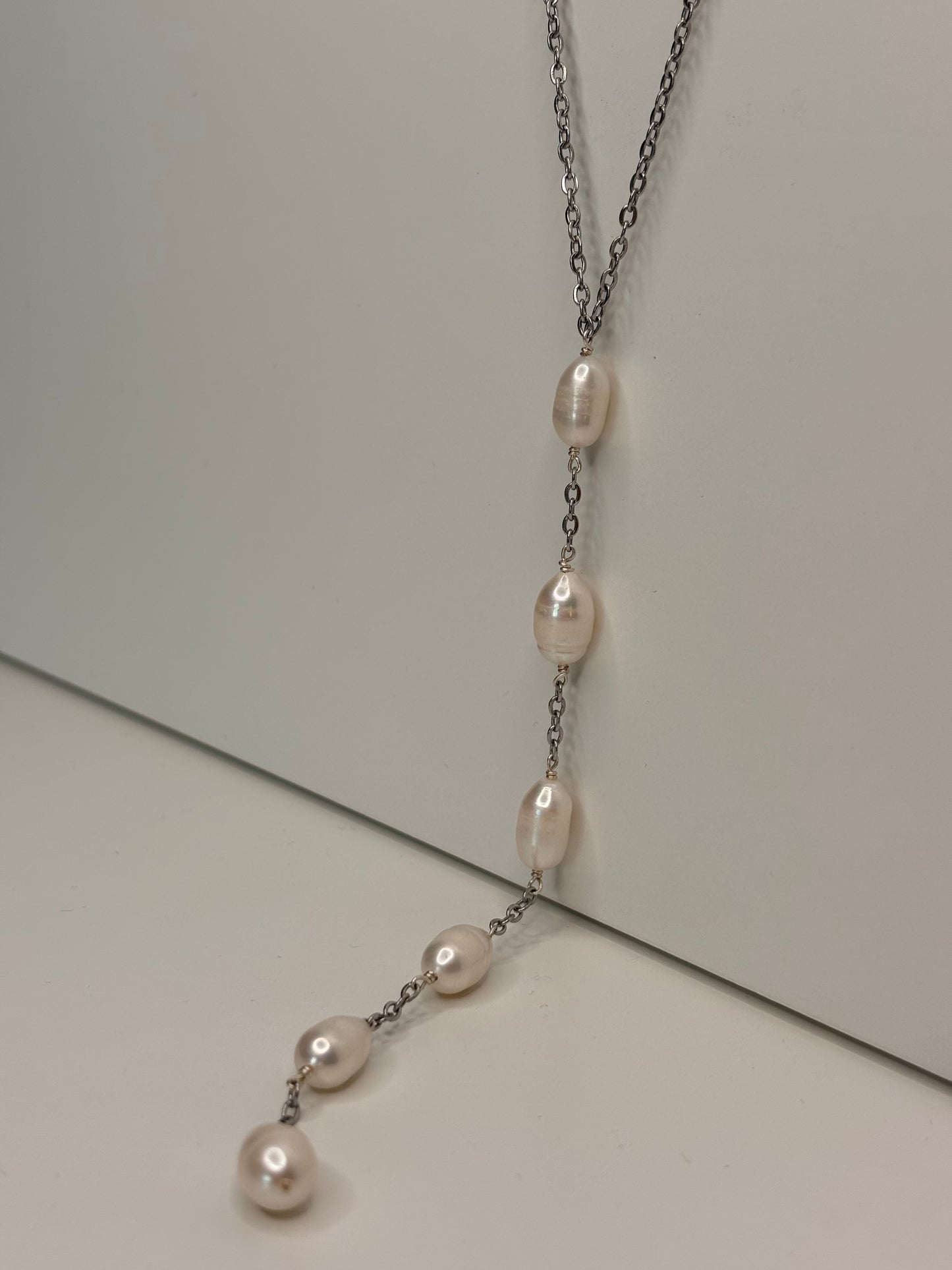 Collier Lariat de Perles - Luminesse