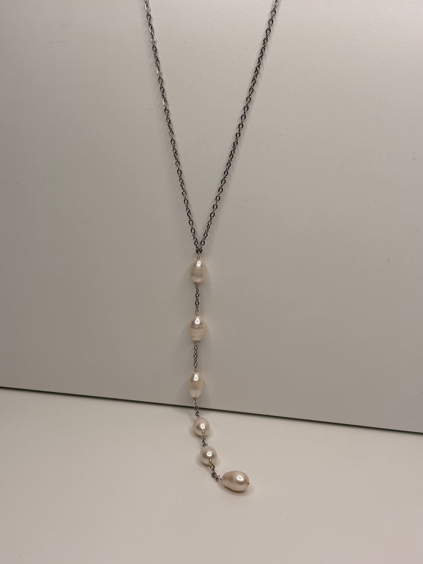 Collier Lariat de Perles - Luminesse
