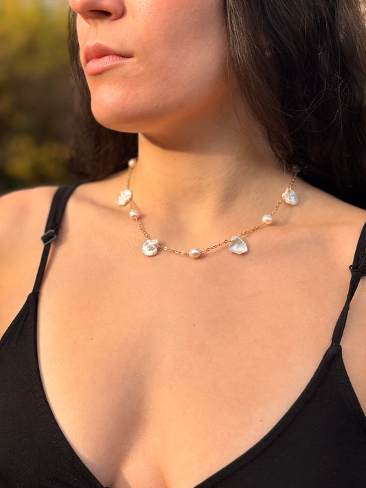 Collier de Perles - Nacre Divine