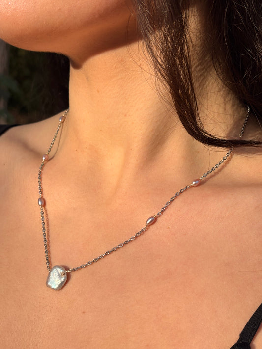 Perlenkette – Mitternachtsperle