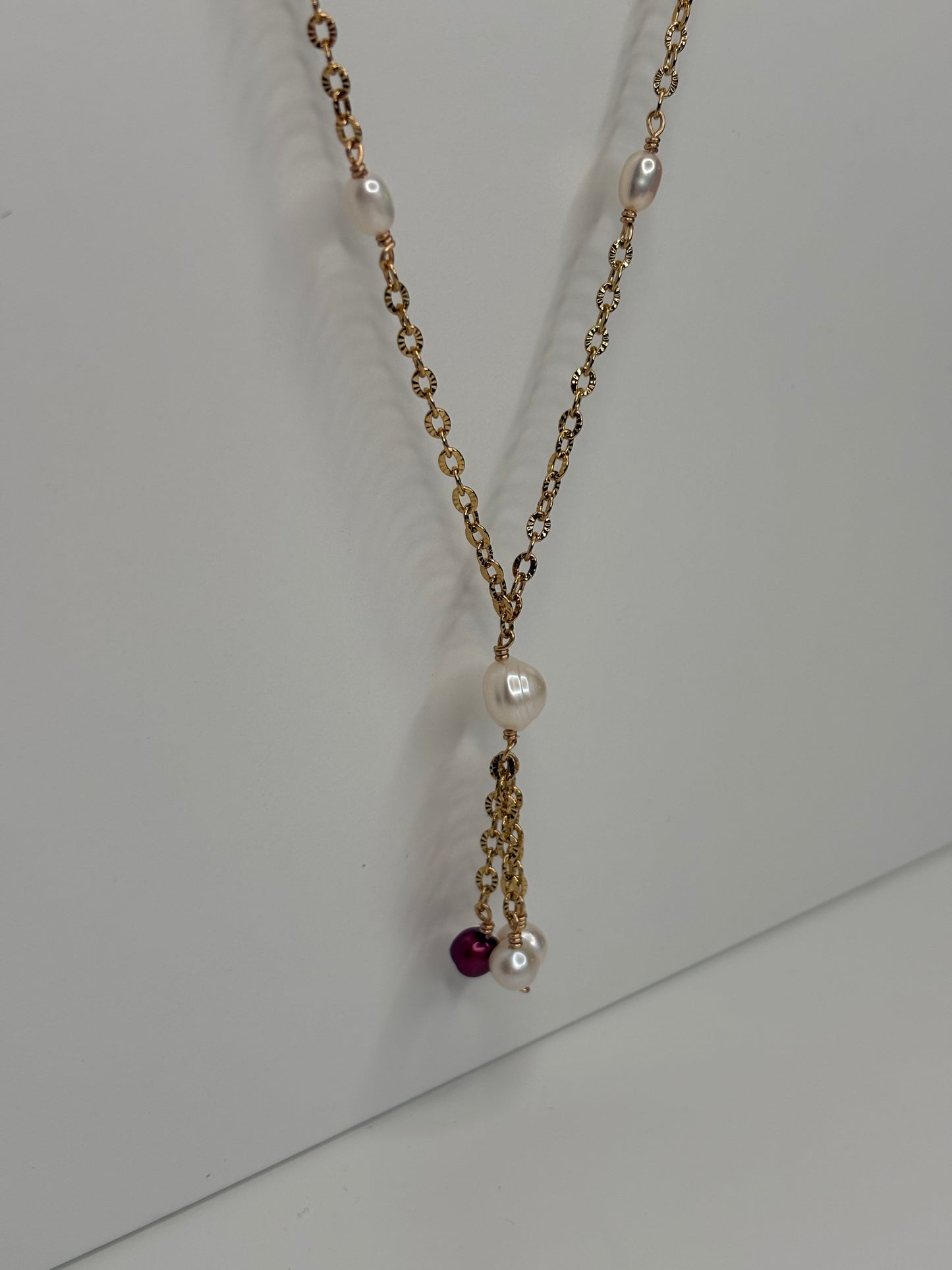 Perlenkette - Perlmutt-Trio