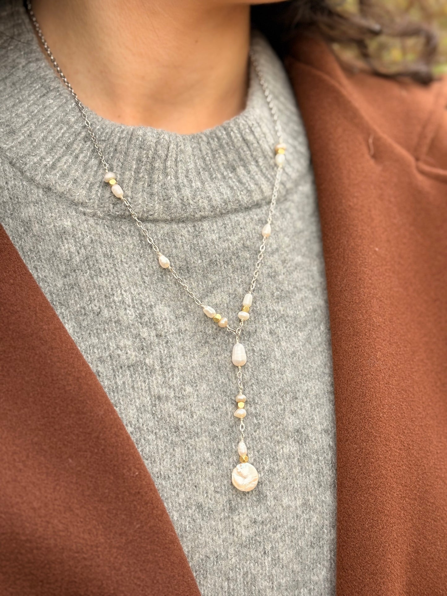 Pearl Necklace - Pearly Mirage